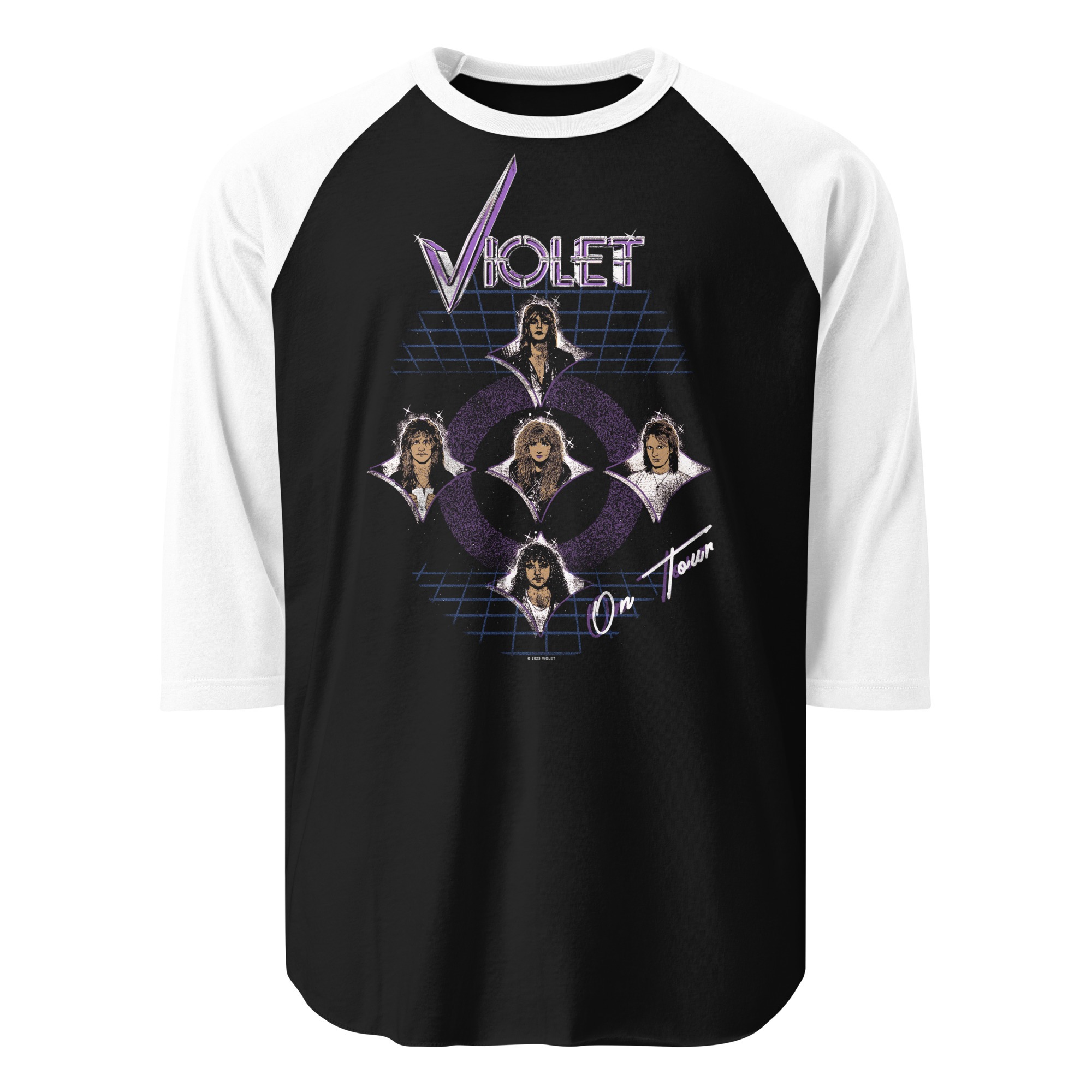 3/4 sleeve raglan shirt