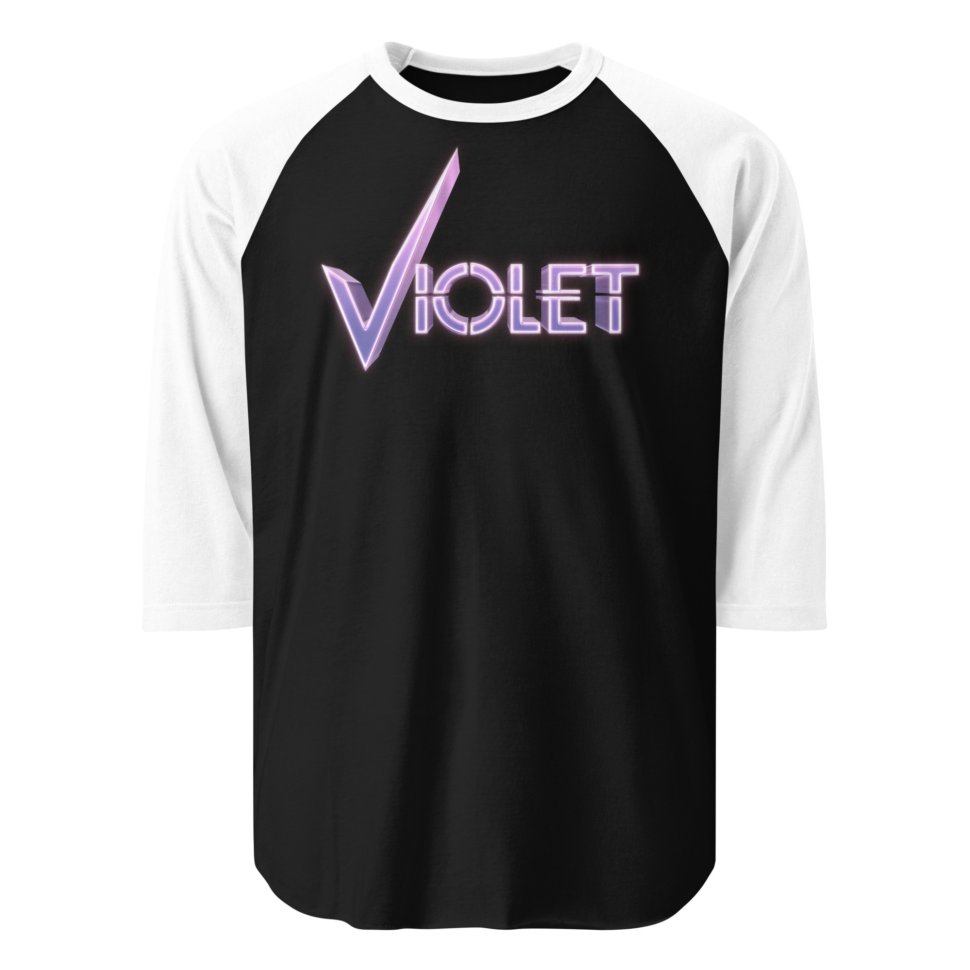 3/4 sleeve raglan shirt
